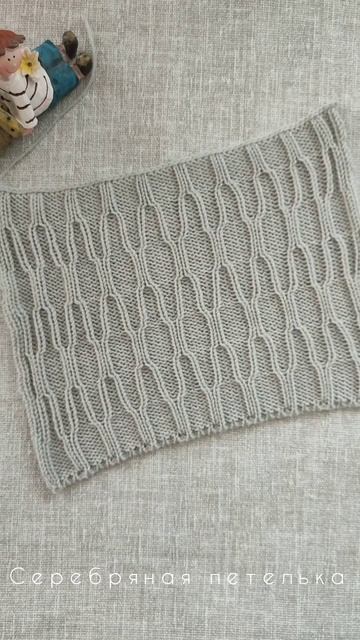 Новый МК по вязанию узора на вязальной машине на моём канале