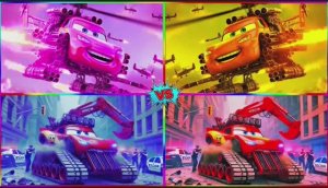 ЭКСКАВАТОР МОЛНИЯ МАКВИН И ЕГО ГИГАНТСКИЙ КОВШ: Музыкальная Стройка — Веселый Мультик 🚜🏎️💥