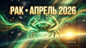 РАК — Гороскоп апрель 2026: Возвращение к истокам и магия самопринятия