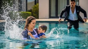 Служанка спасла его сына в бассейне; босс мафии схватил её и прошептал «Ты никогда не уйдешь