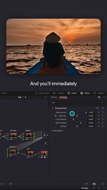 DaVinci Resolve’s secret weapon #colorgradingtools #davinciresolve #edit