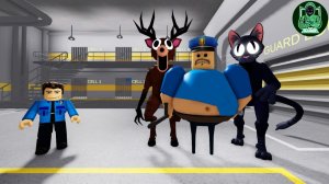 Сбежал из ТЮРЬМЫ БАРРИ на 99 НОЧЕЙ! И ПРЕВРАТИЛСЯ в ОЛЕНЯ  #roblox