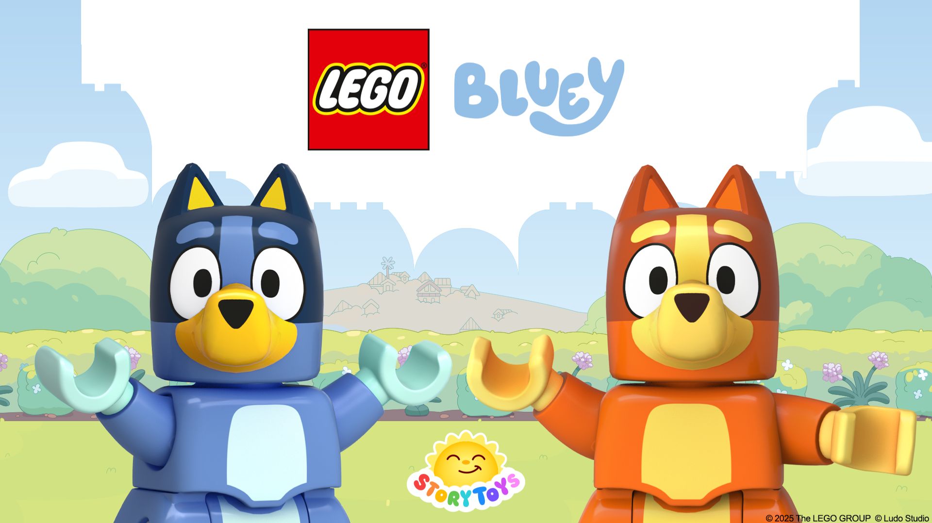 LEGO Блуи | Играем с Блуи и Строим Замок | Блуи Игра Мультик | Блуи Смотреть