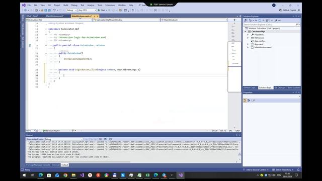2026-03-06. Занятие 15. Проект Калькулятор WPF