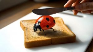 НАСКОМЫЕ НА ХЛЕБЕ! ЧТО?! НАМАЗЫВАЕМ НАСЕКОМЫХ И ЗВЕРЬКОВ КАК нАМАЗКУ! НЕЙРОСЕТЬ! РЕАКЦИЯ