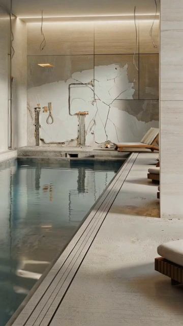 Дизайн зоны бассейна