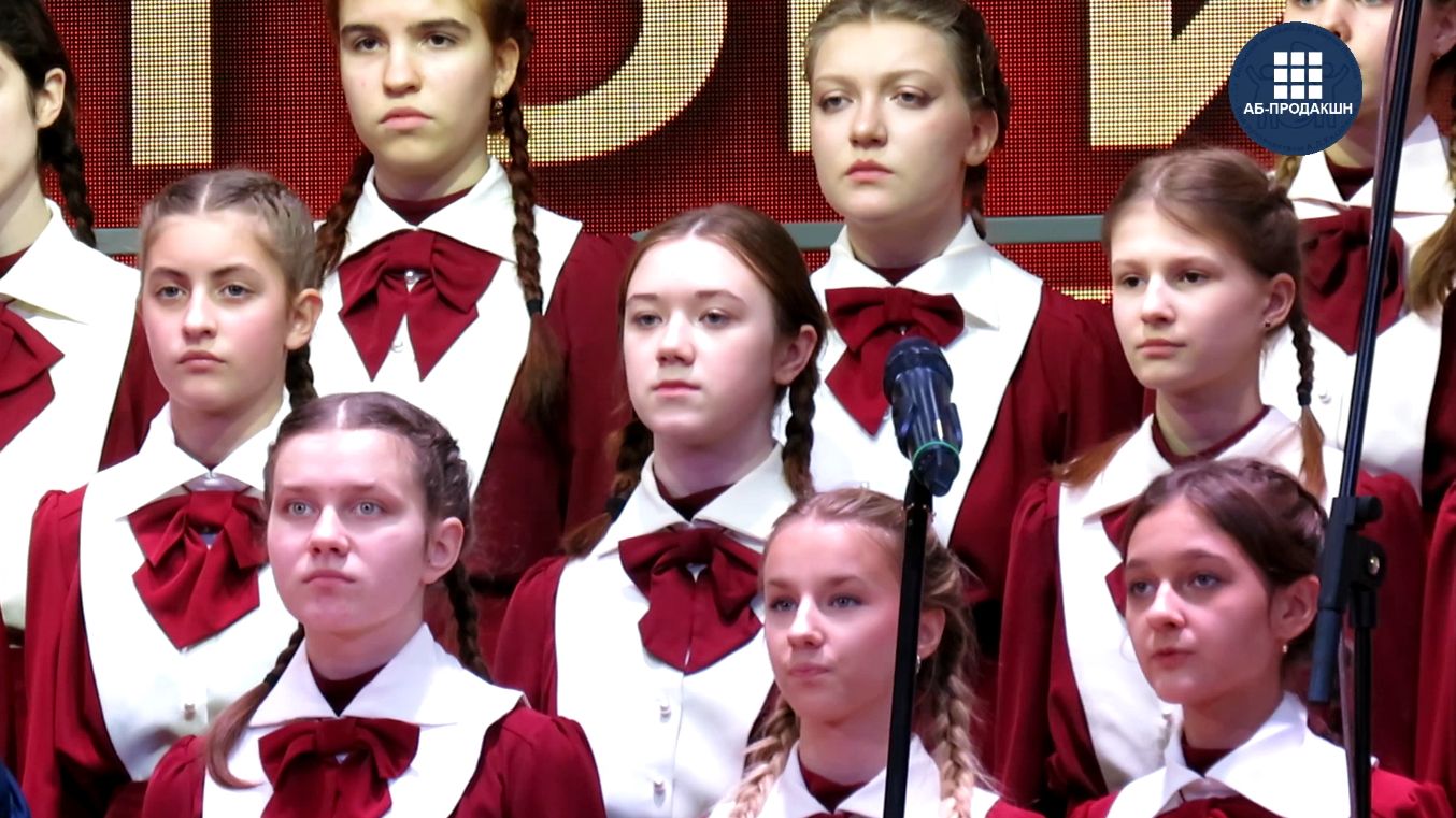 Горячий снег. Большой детский хор имени В.С.Попова.