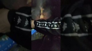 Ужин в палатке: Сашка-алеут сходил на шабашку, а Анька ставит «хозяйку» на место