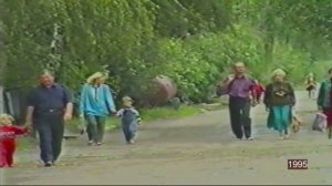 Прогулка по центру села Кочубеевского, осень 1995 г.