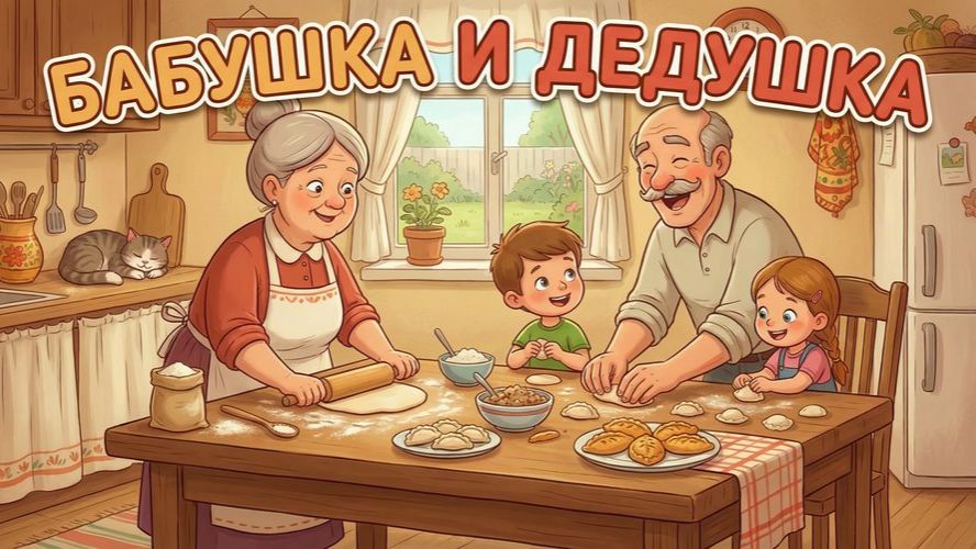 Песня про бабушку с дедушкой👵👴🏡