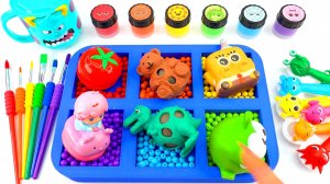 Для малышей мультики АСМР. Смешные игрушки. Разноцветные шарики