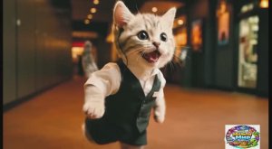 【Трудовой котик Муги】Один день из жизни кото-кэдди Муги на поле для гольфа 🐱⛳️