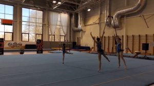 ТР 1 спортивный разряд, Петрова - Борисюк - Наумова, МАУДО ДТДиМ, Комбинированное упражнение