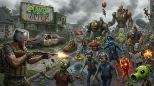 Зомби против растений PvZ Fusion Фьюжн Plants vs Zombies Растения против Зомби Битва