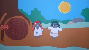 Ёж и заяц, башкирская сказка