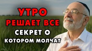 Делай это каждое утро и замедлишь старение на несколько лет! Еврейская мудрость