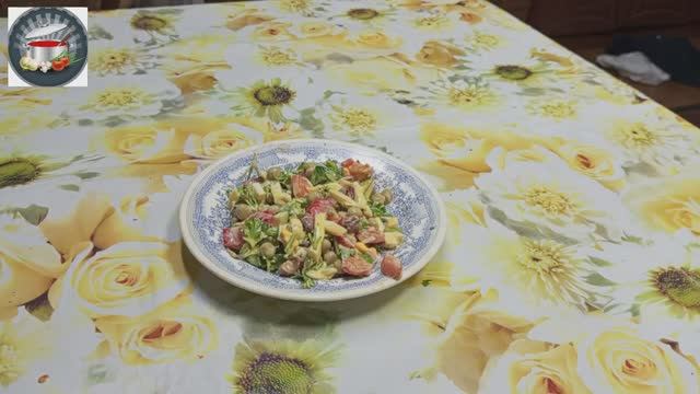 салат перец и фасоль