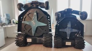 Робот газонокосилка Wiper I250. Знакомство в офисе и на газоне. Сравнение с моделью I100 S.