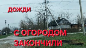 1136 С огородом закончили.Дождь не даёт работать.Наш бассет хаунд растёт потихоньку.