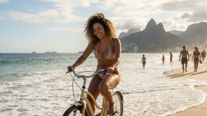 КРАСИВЫЕ ЖЕНЩИНЫ И КРАСИВЫЕ ДЕВУШКИ В БИКИНИ НА ПЛЯЖЕ