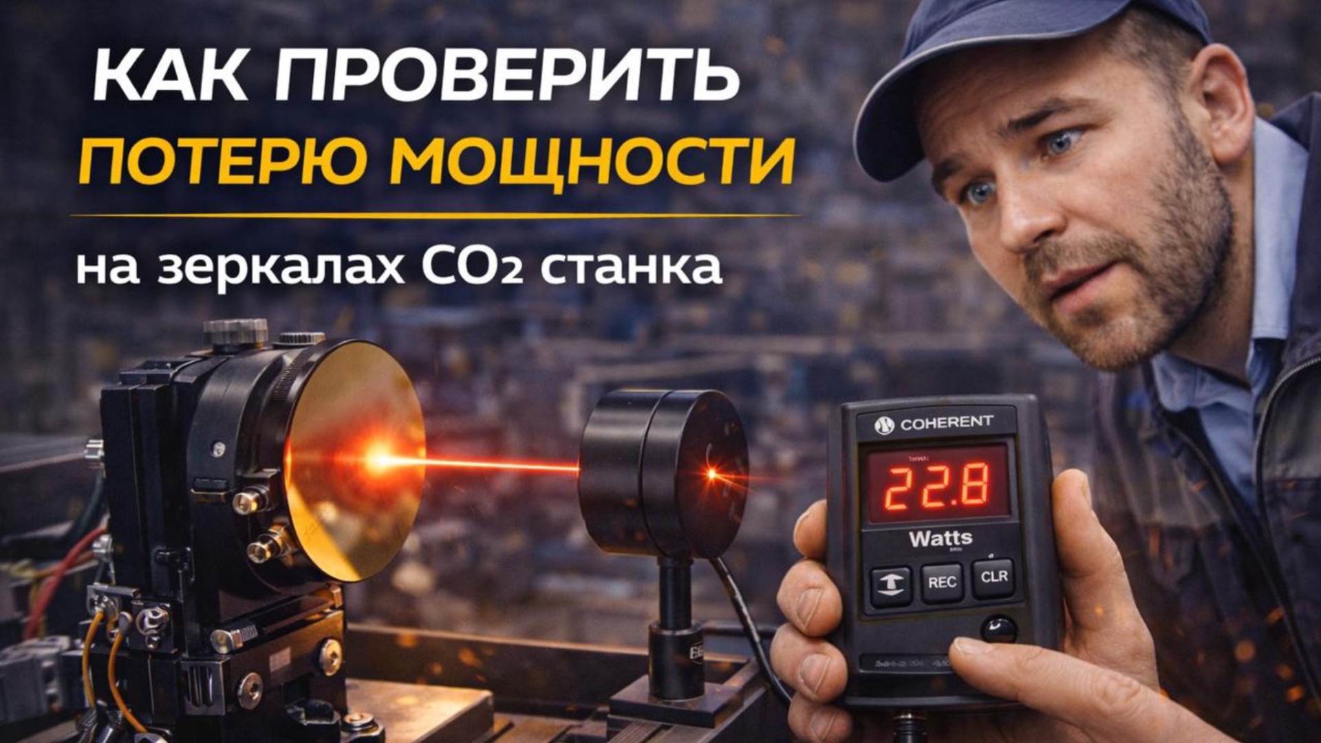 Почему лазер плохо режет? Проверяем потерю мощности на зеркалах CO₂ станка