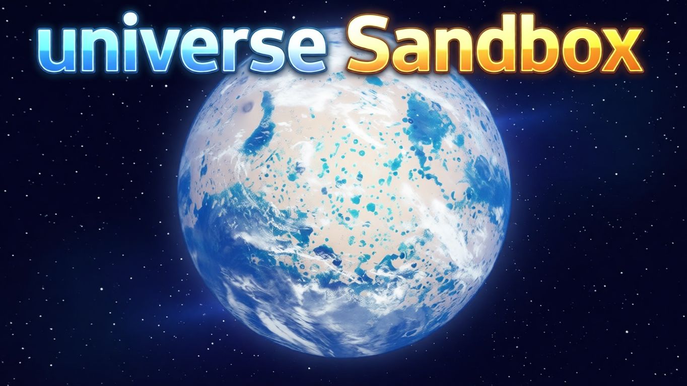 эксперимент по созданию планет в Universe Sandbox