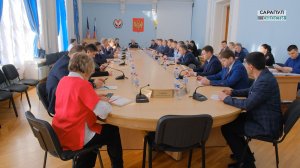 НА ЗАСЕДАНИИ САРАПУЛЬСКОЙ ГОРОДСКОЙ ДУМЫ