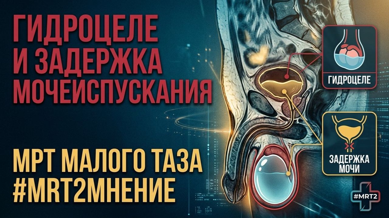 Острая ЗАДЕРЖКА МОЧИ, ГИДРОЦЕЛЕ, выпот в малом тазу, АДЕНОМА ПРОСТАТЫ  PI RADS 3 на МРТ расшифровке