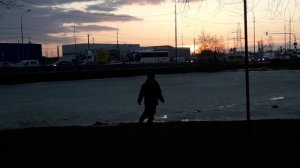 Вечерняя прогулка! Озеро. Заря) Моя песня!👏❤🔥🚀