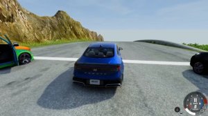 ТУН ТУН ТУН САХУР ПРОТИВ МАШИН! ВЫЖИВАНИЕ НА СПУСКЕ СМЕРТИ В BeamNG.drive