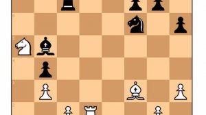 Белявский удивил весь зал, поставив мат в 1 ход в проигранном окончании