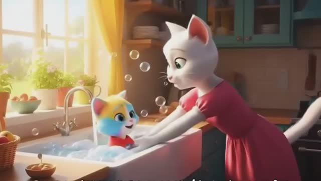 Мультфильм для детей, развивающий, обучающий полезным навыкам.