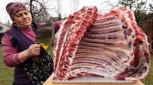 Говяжьи ребрышки и классический борщ. Кухня Азербайджана. Фермерская жизнь