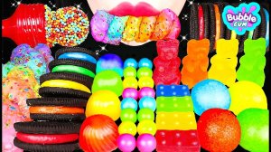 🌈 Радужные десерты 🌈 - СЛАДОСТИ и МАГИЧЕСКИЕ желе АСМР Мукбанг. ASMR еда.