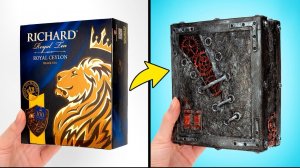 Как Сделать Декорированную Шкатулку из Чайной Коробки!