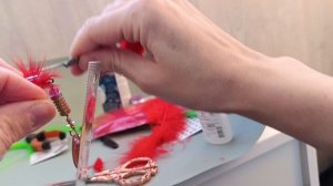 Как привязать перо к тройнику?