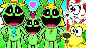 ЖИЗНЬ В СЕМЬЕ ХОППИ В РОБЛОКС SMILING CRITTERS! ROBLOX! 😈🐇