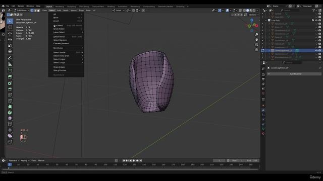 Cyborg Hard Surface Character Creation In Blender (6) 3 - Low Poly Check