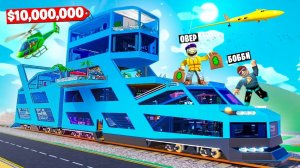 МЕГА ПОЕЗД! САМЫЙ ДОРОГОЙ ПОЕЗД В МИРЕ В ROBLOX