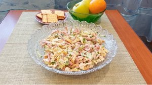 Вкусный и быстрый салат/Постараюсь перед поездкой на море успеть