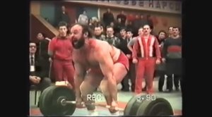 1990 г. Чемпионат СССР троеборье. Супертяжи - тяга!