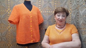 Жакетик "Мандаринка". Мастер-класс по вязанию крючком от О. С. Литвиной.