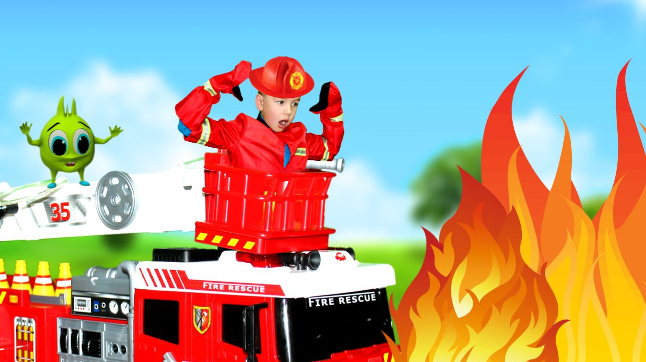 РОМА И ПОЖАРНАЯ МАШИНА! МУЛЬТИК ПРО ХЕЛПИКА! РОМА И ХЕЛПИК 98 СЕРИЯ