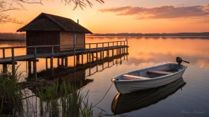 ОЧЕНЬ КРАСИВАЯ УСПОКАИВАЮЩАЯ МУЗЫКА ДЛЯ СНА НА БЕРЕГУ ОЗЕРА 🎵 НЕЖНАЯ МУЗЫКА ДЛЯ ДУШИ НА ЗАКАТЕ ДНЯ