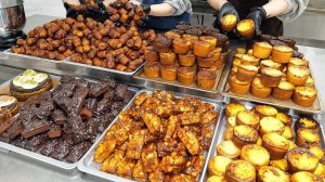 хрустящее печенье и нежное финансье. корейская уличная еда