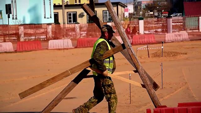 В Твери благоустраивают зеленую зону на улице Артюхиной
