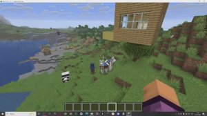 дом на дереве из пленки в игре майнкрафт