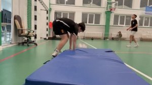 СДЕЛАЛ САЛЬТО ВПЕРЁД! Опять делаем сальто с Асланом и Мухамедом !!!