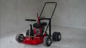 Самодельный карт из газонокосилки. часть 2, тест