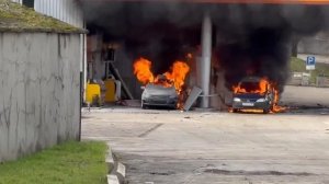 ‼️🇷🇺🇺🇦 Враг ударил по автозаправке в Васильевке Запорожской области, ранены женщины !!!